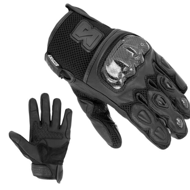 S-Line Motorradhandschuhe Schwarz Größe XL
