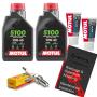 Maintenance Kit Kymco Maxxer KXR MXU 250 300 Motul Oil Change Inspection Oil Spark Plug