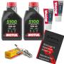 Maintenance Kit Kymco Maxxer KXR MXU 250 300 Motul Oil Change Inspection Oil Spark Plug