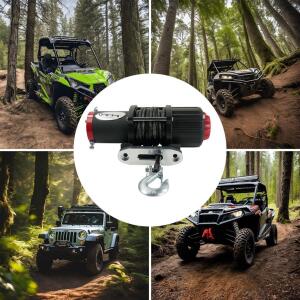 Seilwinde Quad ATV UTV Extremserie 4500 Nylonseil