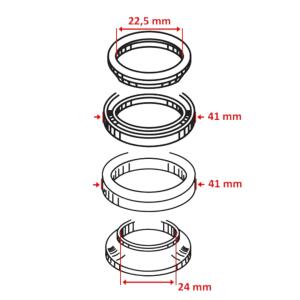 Lenkkopflager Satz Honda Dax ST Gorilla  Monkey Z50 Chaly