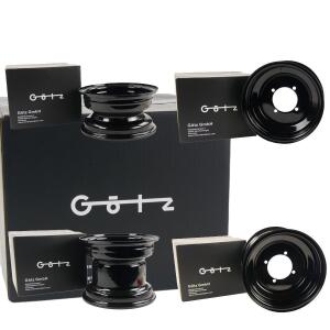 Felgen Komplettsatz für Kawasaki KFX 700 Quad ATV schwarz