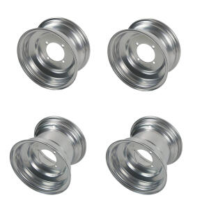 Rim set for Kawasaki KFX 700 Quad ATV chrome gloss...