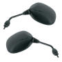 2x motorcycle mirrors for Italjet FORMULA 50 left right black
