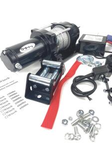 Cable winch EXTREM 3500 with holder kit for Polaris models