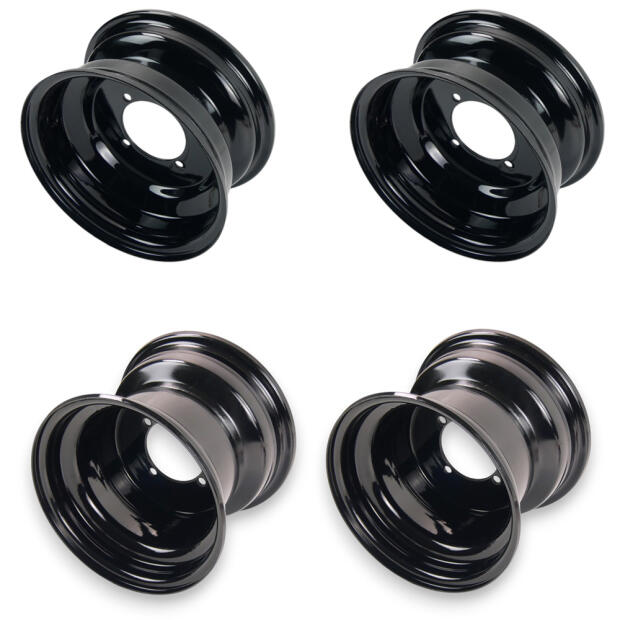 Felgen für Aeon Cobra 300 320 350 400 419 420 422 schwarz Quad ATV Komplettsatz