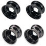 Felgen für Aeon Cobra 300 320 350 400 419 420 422 schwarz Quad ATV Komplettsatz