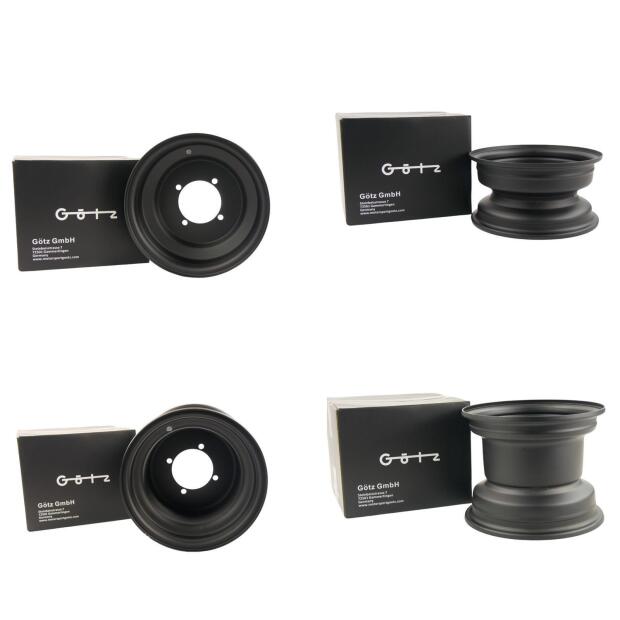 Felgen für Suzuki LTZ 400, LTR 450 schwarz matt Quad ATV Komplettsatz