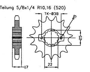 DID Kettensatz X-Ring VX3 für Ducati Monster 900 i.e. Niet-&Clipschloss