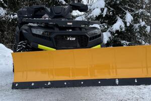 Schneeschild für Can Am Renegade 500 / 570 / L570 Pro / 650 / 800 / 850 / 1000X xc Komplettset 150cm breit gelb