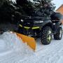 Schneeschild für Honda Rancher 350/TRX 350/420 FA/429/500 FE /Rincon 680 500FM Komplettset 150cm breit gelb