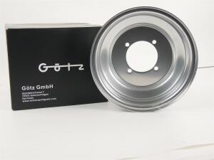 Rear rim 10x8-137 Quad ATV chrome B-stock