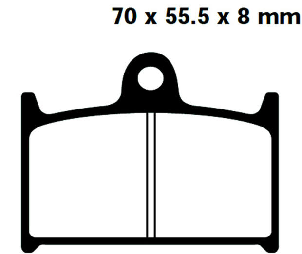 Bremsbeläge Typ FA145 Semi-Metall Motorrad Quad ATV & Roller