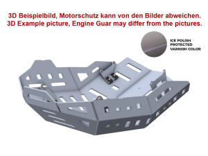 Motorschutz für Honda NC 750X Bj. 2014-2020 Ice Polish