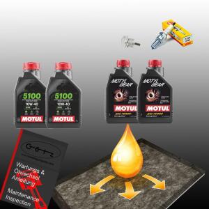 Wartungs- Inspektions Set Linhai / Hytrack 260 300 310 320 370 400 420 Öl Zündkerze Ölablasschraube Ölmatte