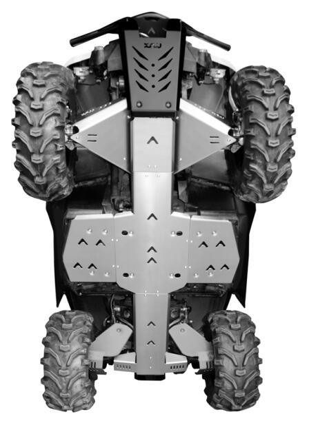 Underride guard for Can AM Outlander 500 / 600 / 800 MAXX front bumper, engine guard, A-arm-BWR