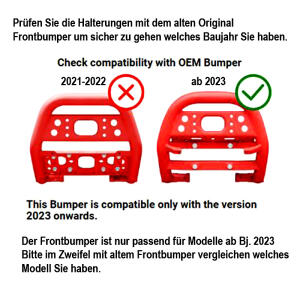 Front Bumper für Segway Snarler AT6/AT10 ab 2023 grün Stoßstange