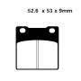 Brake Pads Semi-Metal typ FA063 Motorcycle