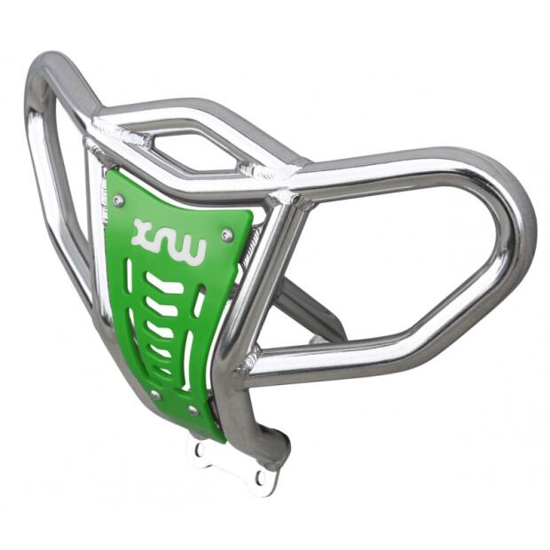 Front Bumper für Suzuki LTZ 400 Alu poliert grün