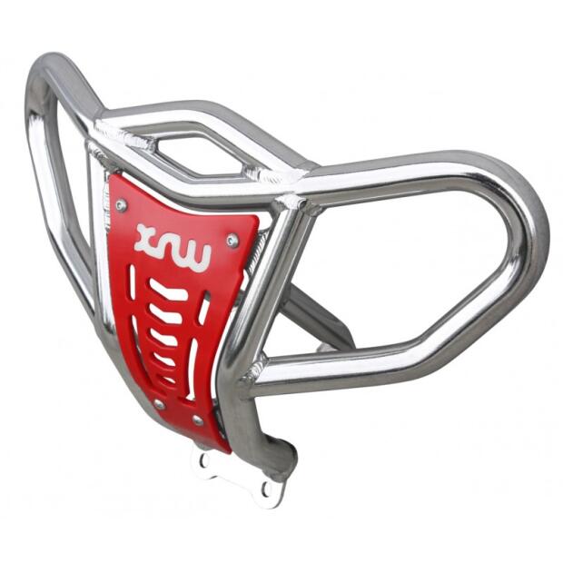 Front Bumper für Suzuki LTR 450 Alu poliert rot