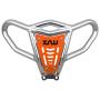 Front Bumper für Yamaha YFM 350 R Raptor Alu poliert orange