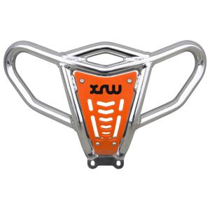 Front Bumper für Yamaha YFZ 450 Alu poliert orange