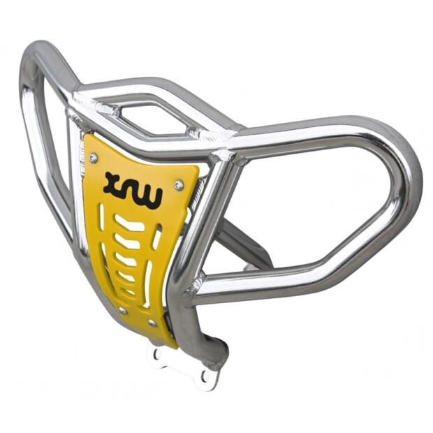 Front Bumper für Yamaha YFM 350 R Raptor Alu poliert gelb