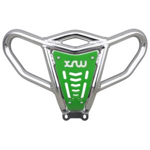 Front Bumper für Yamaha YFM 700 R Raptor Alu poliert grün