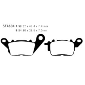 Bremsbeläge Typ FA694 Semi-Metall Roller