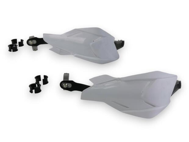 Handschützer Handprotektoren für BMW F 650 GS F 700 GS F800 GS F 850 GS weiß Competition Integral Handguards