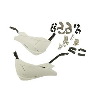 Handschützer Handprotektoren für BMW F 650 GS F 700 GS F800 GS F 850 GS weiß Competition Integral Handguards