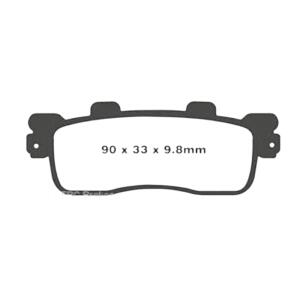 Bremsbeläge Typ SFA498 Semi-Metall Roller