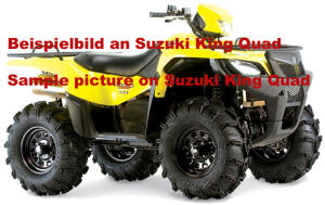 Felgen Satz für Loncin XWolf 700 Stahlfelgen schwarz mit TüV alle Modelle passend