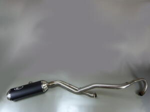 Auspuff für Kawasaki KFX 700 mit ABE Black Edition Auspuffanlage B-Ware