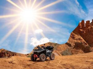 Sitzbankabdeckung Quad ATV Regenschutz Wetterschutz Abdeckplane