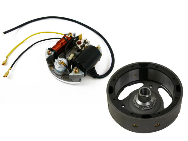 Ignition system with pole wheel Hercules Sachs engine Prima 6V17W B-Stock