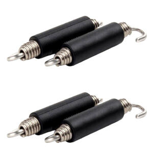 4 Set Auspuff Zubehör Federn mit Gummimantel lang