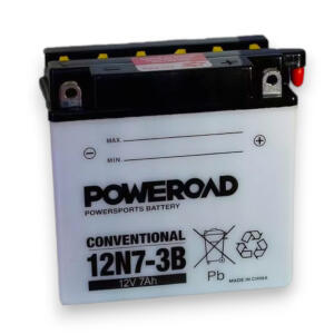 Battery Powerroad YB7-A 12N7-4A Y7-A 12N7-4A 50713 FB7-A GM7Z-4A CB7-A 12Volt 7 Ampere