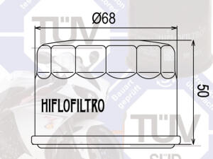 Ölfilter Hiflo HF147 für Yamaha