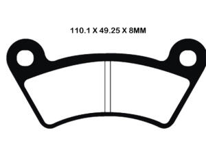 Bremsbeläge für Linhai ATV UTV vorne Sintermetall