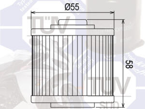 Ölfilter Hiflo HF145 für Aprilia, Derbi, MZ,...
