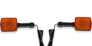 Blinker 2 Stück für Honda CB 500 NX 650 NX 250 XL 250 350 XRV 750 Africa Twin Dominator E-Prüfzeichen