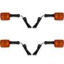 Indicator 4pcs. for Honda CB 500 NX 650 NX 250 XL 250 350 XRV 750 Africa Twin Dominator e-mark