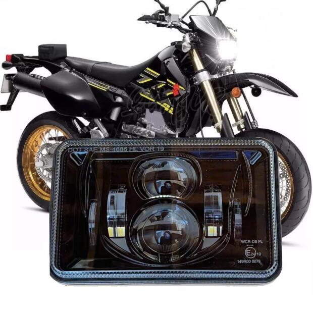 Scheinwerfer LED für Suzuki DRZ 400 / DR 650 E-Prüfzeichen Komplettset