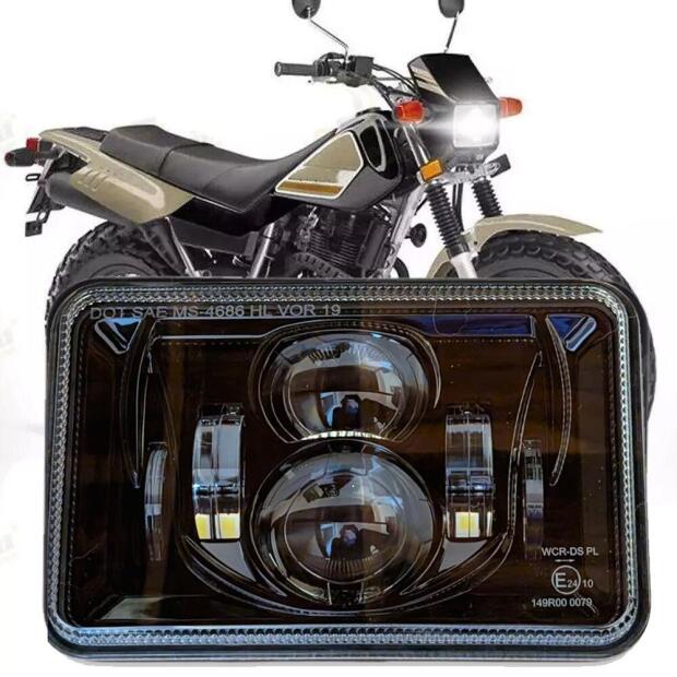 Scheinwerfer LED für Yamaha TW 125 TW 200 E-Prüfzeichen Komplettset