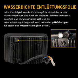 Scheinwerfer LED für Yamaha WR 250F WR 426F WR 450F E-Prüfzeichen Komplettset