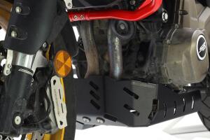 Motorschutz Unterfahrschutz für QJ Motor SRT 700 X 23-24 Schwarz Matt