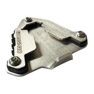 Seitenständerbasisverlängerung für QJ Motor SRT 700 X 23-24 Schwarz matt