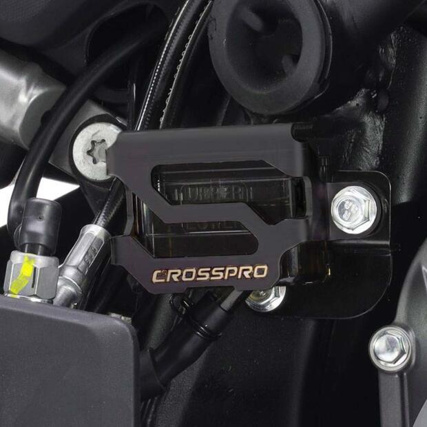 Bremsflüssigkeitsbehälter Schutz für CF Moto MT 450 Bj. 24 schwarz matt