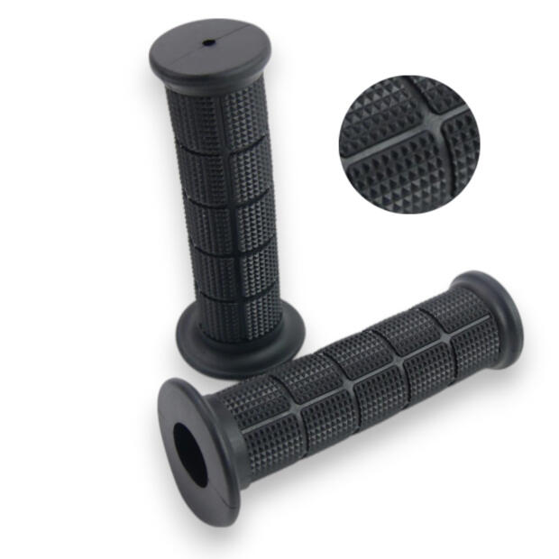 Motorrad-Griffgummis mit feiner Noppenstruktur für maximalen Halt & Kontrolle